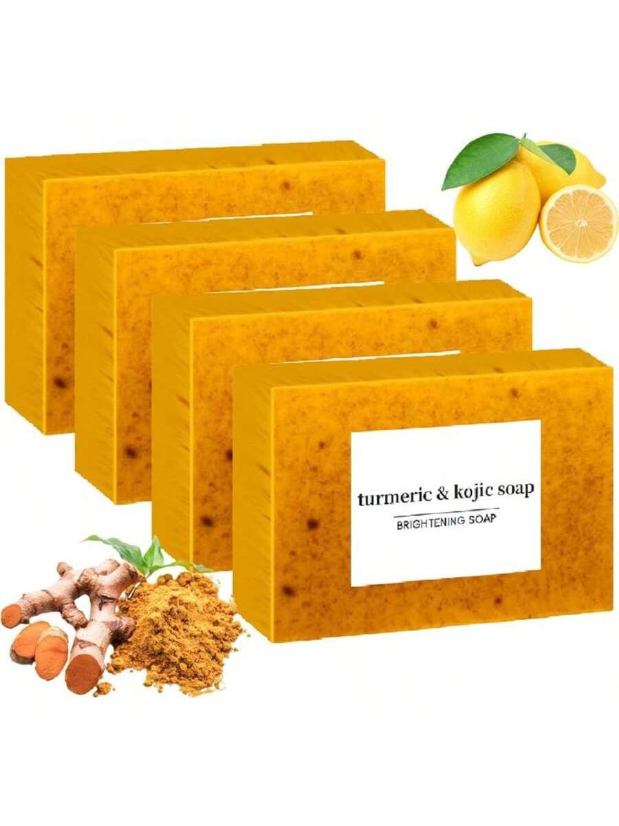 Kojic Turmeric Face Soap, Kojic Soap, Face Cleansing Soap, Turmeric Face and Body Soap, Kojic Face and Body Soap