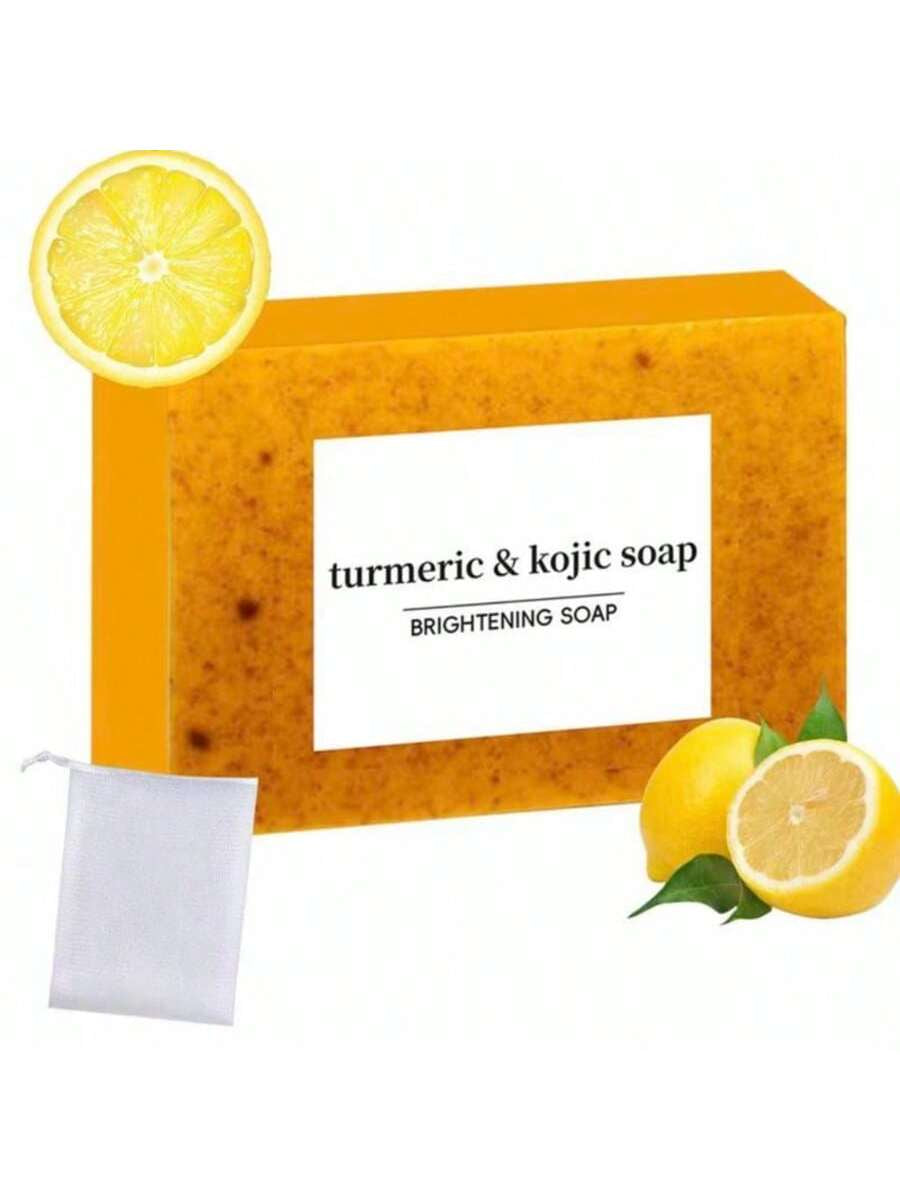 Kojic Turmeric Face Soap, Kojic Soap, Face Cleansing Soap, Turmeric Face and Body Soap, Kojic Face and Body Soap